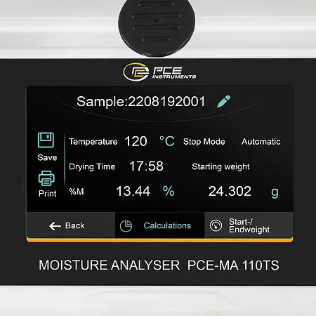 Analysenwaage  Display