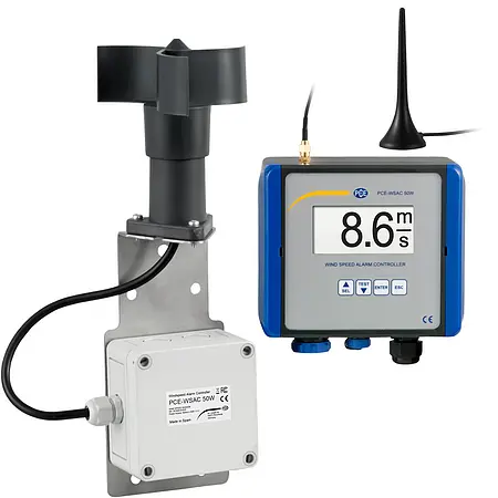 Anemometer / Warnanlage PCE-WSAC 50W 230