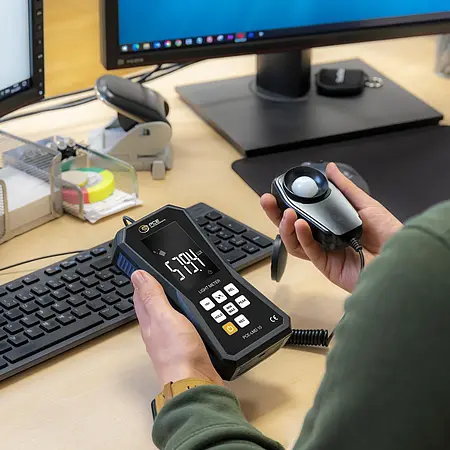 Arbeitsschutzmessgerät Anwendungsbild