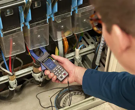Batterietester / Batterieprüfer Anwendungsbild