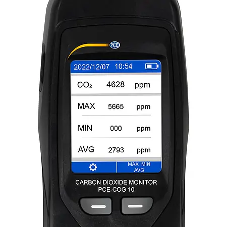 CO2 / Kohlenstoffdioxid Messgerät Display