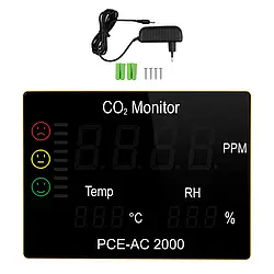 CO2 Messgerät / CO2 Monitor Lieferumfang