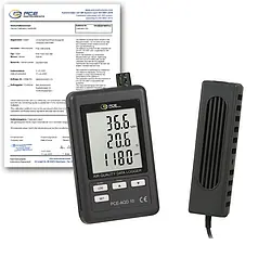 CO2- Messgerät PCE-AQD 10-ICA inkl. ISO-Kalibrierzertifikat