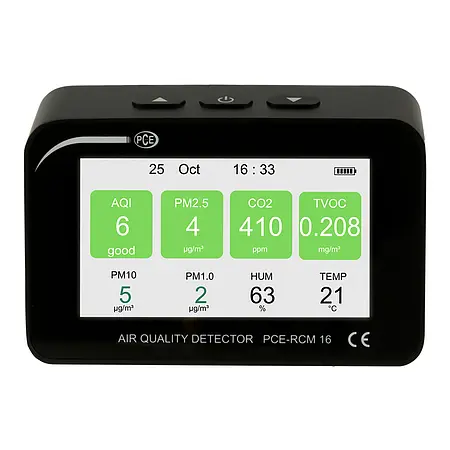 CO2-Messgerät PCE-RCM 16 Display