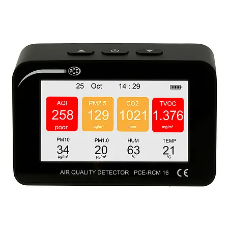 CO2-Messgerät PCE-RCM 16 Display