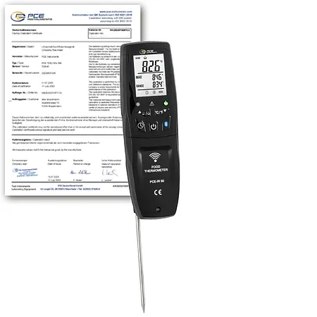 Thermometer PCE-IR 90-ICA inkl. ISO-Kalibrierzertifikat