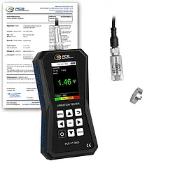 Vibrationsmesser PCE-VT 3800-ICA inkl. ISO-Kalibrierzertifikat