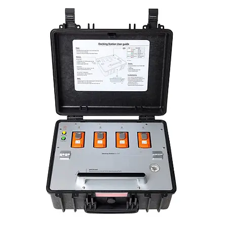 Gasdetektor in Ladekoffer