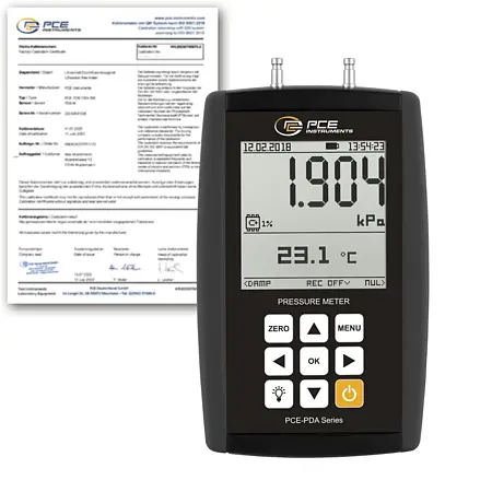 Messgerät für Differenzdruck PCE-PDA 1L-ICA