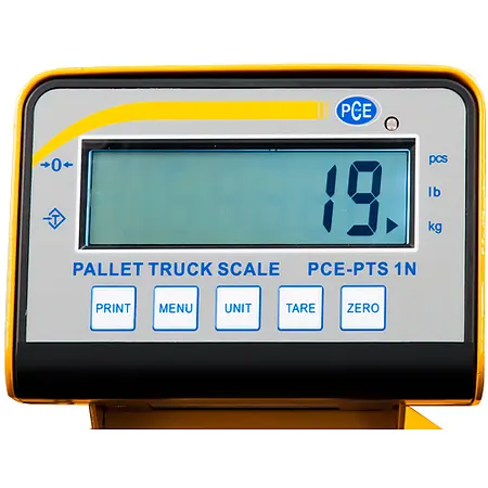 Hubwagen-Waage PCE-PTS 1N Display