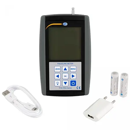 Digitalmanometer Lieferumfang