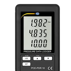 Digitalmanometer PCE-PDR 10 Display