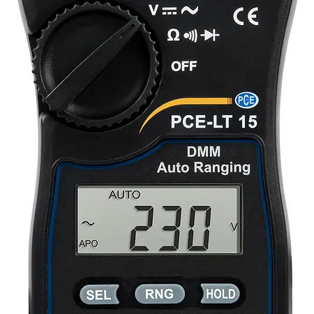 Multimeter PCE-LT 15 Display