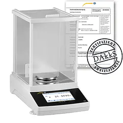 Digitalwaage PCE-ABT 220-DAkkS inkl. DAkkS Kalibrierzertifikat