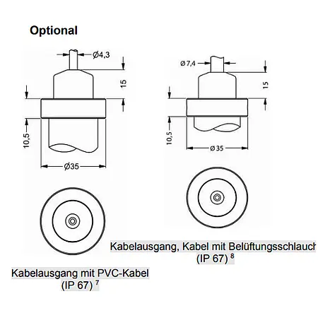 Optionale Anschlüsse