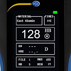 Durometer PCE-2900-ICA Display