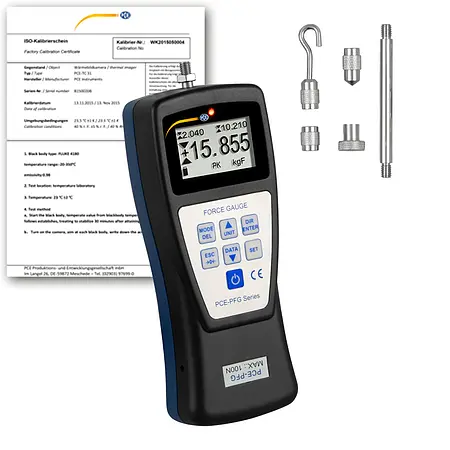 Durometer PCE-PFG 100-ICA inkl. ISO-Kalibrierzertifikat