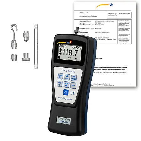 Durometer PCE-PFG 500-ICA inkl. ISO-Kalibrierzertifikat