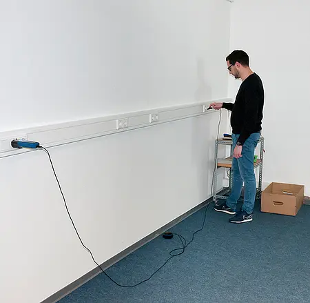 Elektrische Messtechnik Installationstester Anwendung