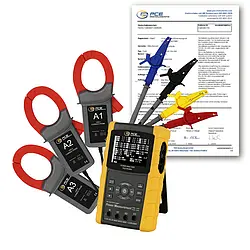 Elektrische Messtechnik Leistungsmesser PCE-PA 8000-ICA inkl. ISO-Zertifikat
