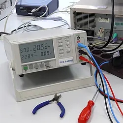 Elektrische Messtechnik Leistungsmessung inkl. ISO-Zertifikat Anwendung