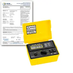 Elektrische Messtechnik Ohmmeter PCE-MO 2001-ICA inkl. ISO-Kalibrierzertifikat