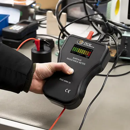 Elektrostatik-Messgerät / Elektrostatik-Sensor Anwendungsbild