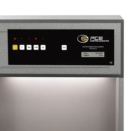 Farbbeleuchtungskammer Bedienfeld