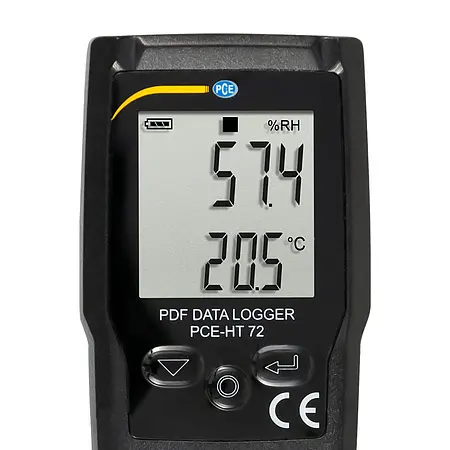 PDF-Datenlogger PCE-HT 72 Display