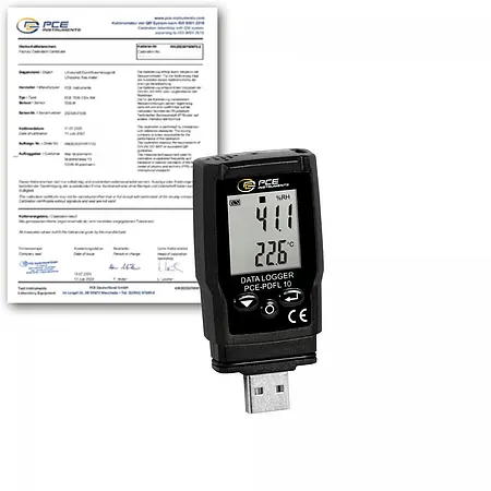 Feuchte und Temperatur Logger PCE-PDFL 10-ICA