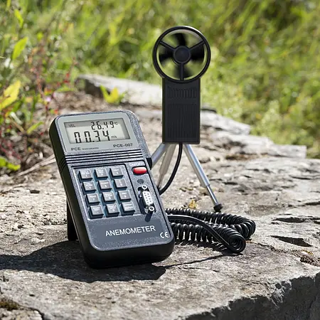 Flügelradanemometer Anwendungsbild