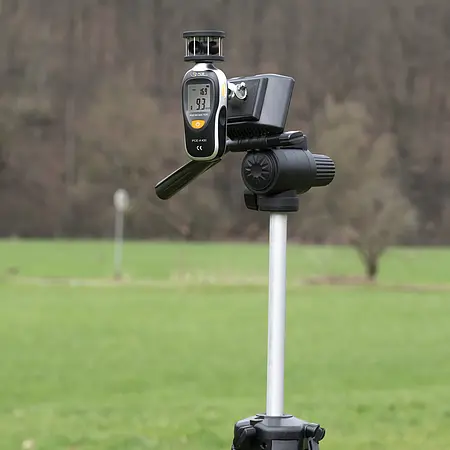 Flügelradanemometer Anwendungsbild