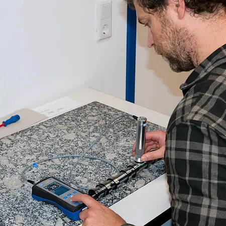 Härteprüfgerät / Härteprüfer Anwendungsbild