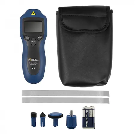 Handtachometer Lieferumfang