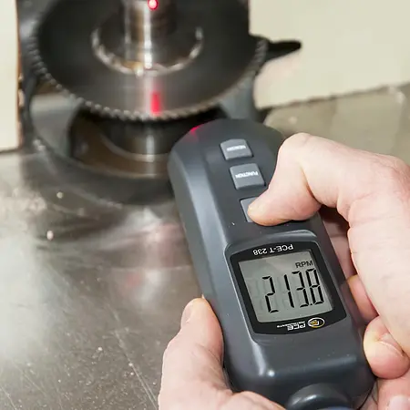 Handtachometer Anwendungsbild