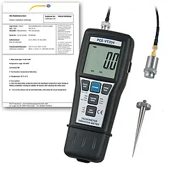 Handtachometer PCE-VT 204-ICA inkl. ISO- Kalibrierzertifikat