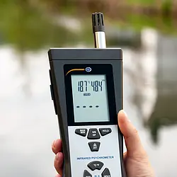 HLK-Messgerät für Feuchte / Temperatur PCE-320 Anwendung
