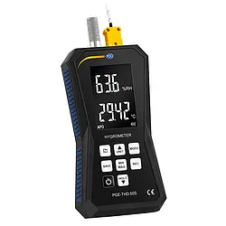 HLK-Messgerät für Feuchte / Temperatur PCE-THD 50S mit Sinterfilter