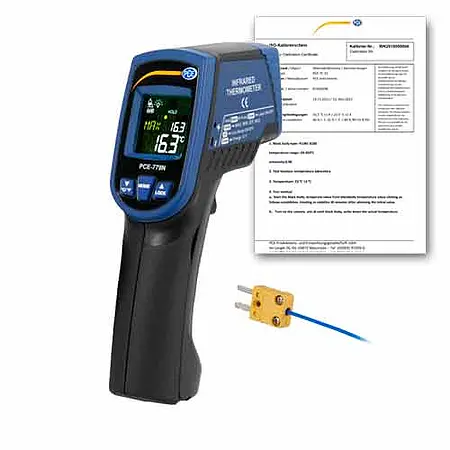 HLK-Messgerät für Temperatur inkl. ISO-Kalibrierzertifikat