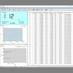 HLK-Messgerät für Windgeschwindigkeit Software