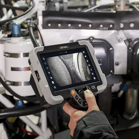 Industrie Endoskop Anwendungsbild