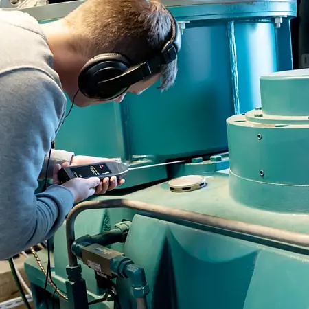 Industrie Stethoskop Anwendungsbild