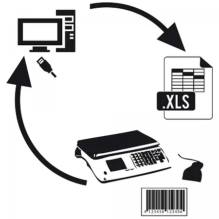 Industriewaage Technische Zeichnung