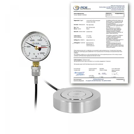 Kraftaufnehmer / Kraftmessdose PCE-HFG 2.5K-E100-ICA