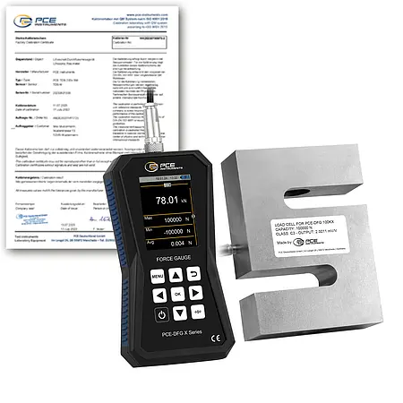 Kraftmessgerät PCE-DFG 100K X-ICA