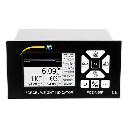 Kraftmessgerät PCE-N50F Display