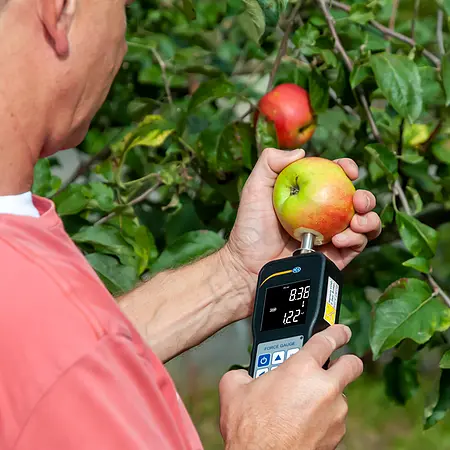 Kraftmessgerät / Penetrometer Anwendung