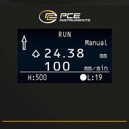 Kraftmessstand Display