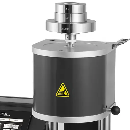 Kunststoff Prüfgerät Seitenansicht