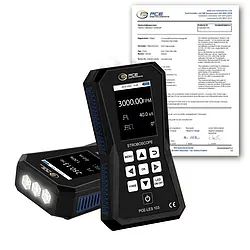 Laser- Drehzahlmesser PCE-LES 103-ICA inkl. ISO-Kalibrierzertifikat